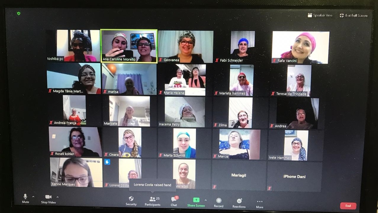 Reunio virtual do MDB Mulher Gaspar homenageia mulheres com cncer
