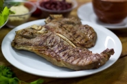 Domingo  dia de churrasco de So Cristvo no sistema drive thru