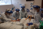 Paciente com coronavrus recebe homenagem de aniversrio no Hospital Santa Isabel
