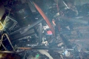 Estamparia  parcialmente destruda em incndio na madrugada de sbado em Ilhota