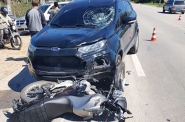 Acidente na Rodovia Jorge Lacerda deixa homem ferido em Ilhota
