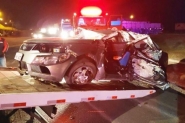 Motorista morre aps colidir contra poste na BR-470, em Tai