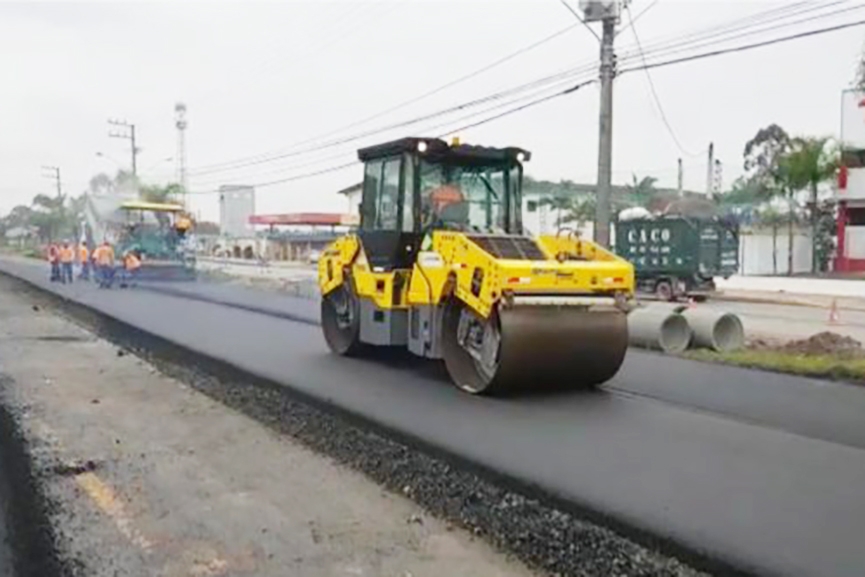 Obra de revitalizao da Rodovia Jorge Lacerda est 61% concluda