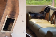 Dois jovens sofrem graves queimaduras durante incndio em Ilhota