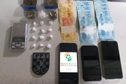 Jovem  preso em flagrante vendendo drogas no Santa Terezinha, em Gaspar