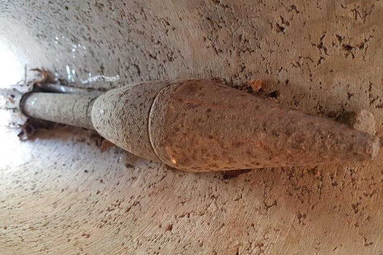 Explosivo  encontrado dentro de tubulao em Joinville