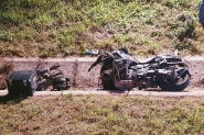 Homem fica ferido em acidente entre carro e moto na BR-470, entre Gaspar e Ilhota