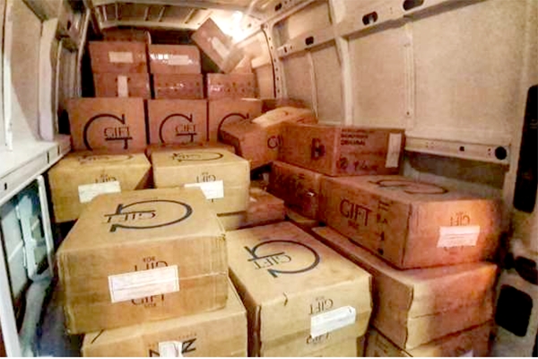 Idoso  preso com 47 mil maos de cigarros contrabandeados, em Blumenau