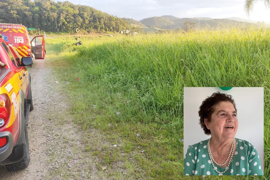 Identificada idosa morta em atropelamento no bairro Margem Esquerda, em Gaspar