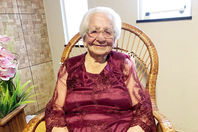 Izabel Vargas Zimmermann: moradora de Ilhota completa 100 anos de muita disposição