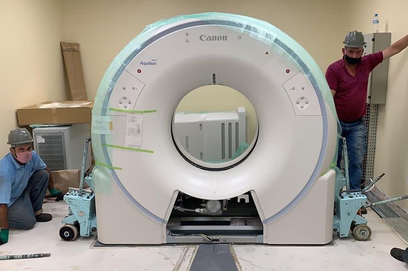 Hospital de Gaspar se prepara para instalao de tomgrafo doado pela JBS