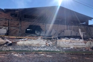 Incndio atinge fbrica de mveis em Chapec