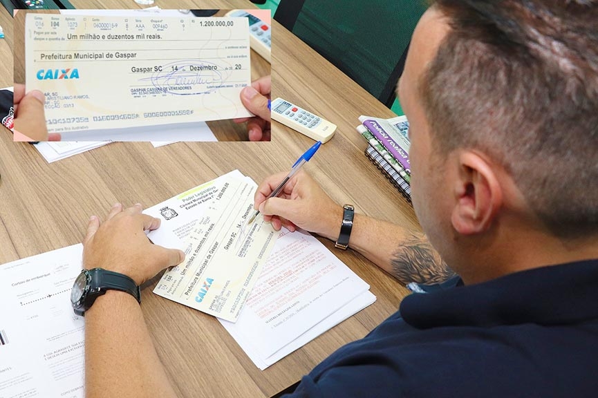 Economia na Cmara de Gaspar resulta em devoluo de R$1,2 milho  prefeitura