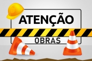 Trecho da rua Pedro Simon  bloqueado para obras na BR-470, em Gaspar