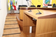 Acessibilidade da Cmara de Gaspar pronta para receber vereador cadeirante