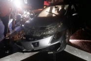 Sada de pista na BR-470 deixa mulher ferida em Gaspar