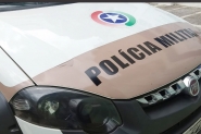 Moto com registro de furto  encontrada em Gaspar