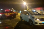 Gestante � levada ao hospital ap�s ser atropelada no bairro Figueira, em Gaspar
