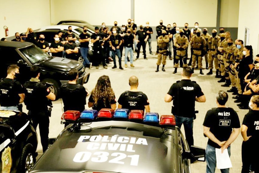 Grande operao policial prende 13 criminosos em Gaspar