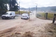 Vídeo mostra situação caótica de rua do Belchior Baixo, em Gaspar