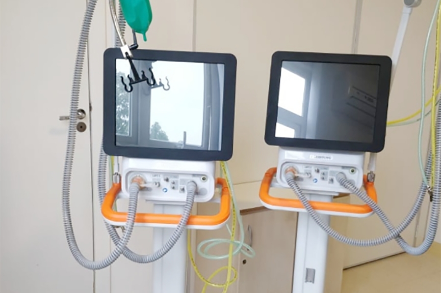 Hospital de Gaspar recebe dois novos respiradores mecânicos
