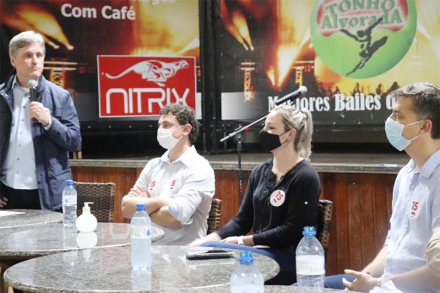 Encontro regional do MDB reúne pré-candidatos ao Governo do Estado em Gaspar