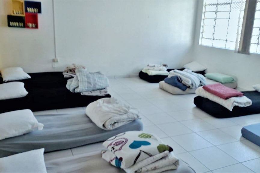 Gaspar abre abrigo temporário para pessoas em situação de rua por conta do frio intenso