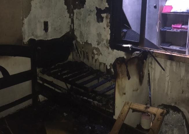 Casa é parcialmente destruída por incêndio no bairro Gaspar Grande
