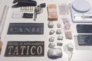 Dupla é presa com drogas em tabacaria na Margem Esquerda, em Gaspar