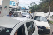 Gaspar registra filas nos postos de combustíveis
