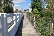 Passarela da ponte da rua Nereu Ramos é interditada para obras em Gaspar