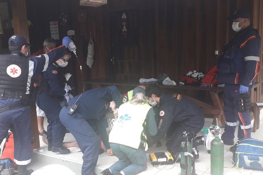 Homem sofre parada cardíaca e é encontrado morto em sítio no Gasparinho, em Gaspar