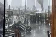 Temporal com chuva de granizo causa estragos em Gaspar
