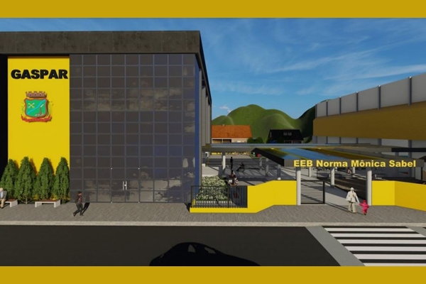 Grande reforma vai modernizar Escola Norma M�nica Sabel, em Gaspar