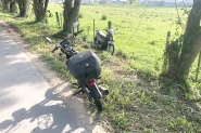 Mulheres são hospitalizadas após acidente entre motos em Ilhota
