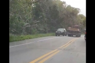 Vídeo mostra motorista realizando ultrapassagem perigosa na rodovia entre Gaspar e Ilhota