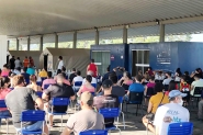 Centro de Triagem Covid-19 de Gaspar registra grande movimentação na manhã de terça