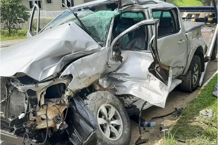 Idoso morre em acidente entre carro e caminho no Alto Vale