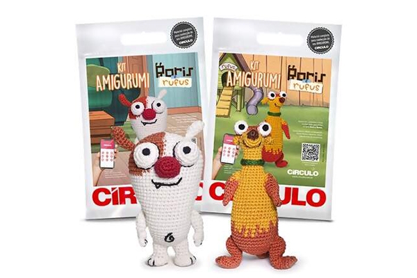 Círculo lança kit de amigurumi da série infantil Boris e Rufus