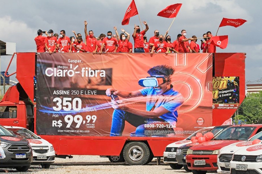 Claro Fibra chega a Gaspar com banda larga de ultravelocidade 