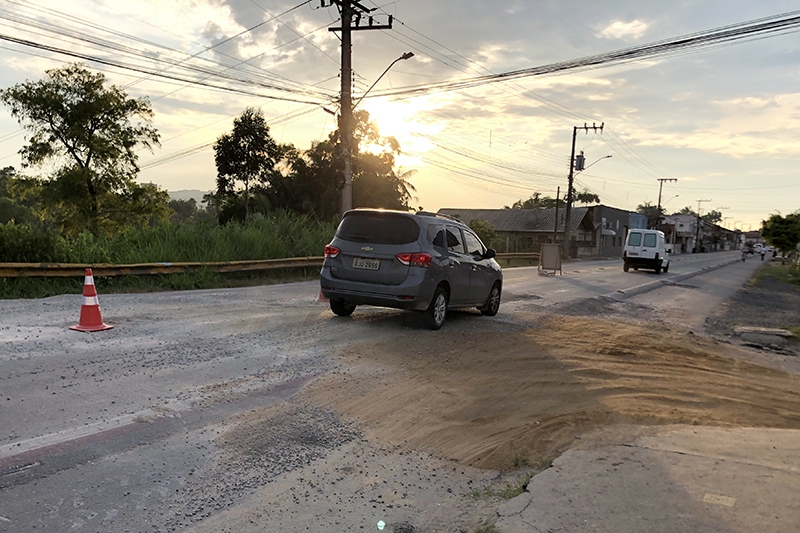 Rua Nereu Ramos é totalmente liberada para veículos em Gaspar