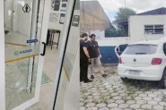 Bandidos assaltam cooperativa de crédito em Itajaí e fogem com dinheiro do caixa
