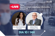 Acig promove live para esclarecer dúvidas sobre relações trabalhistas na pandemia
