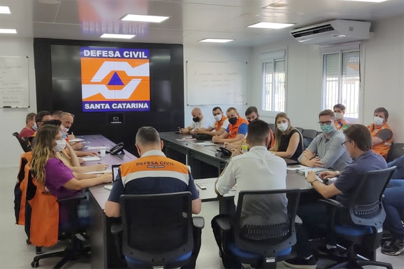 Defesa Civil de Gaspar assume presidência do colegiado da Amve