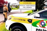 Controle de velocidade: polcia vai fiscalizar com drone motoristas que trafegam entre Gaspar e Itaja