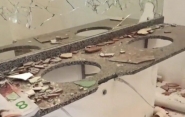 Vândalos destroem banheiro da Escola Luiz Franzói no bairro Bateias, em Gaspar