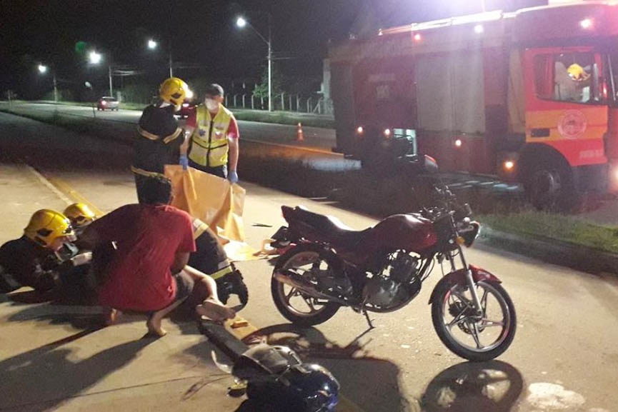 Gestante e dois homens são hospitalizados após acidente no Poço Grande, em Gaspar