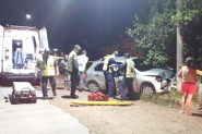 Mulher fica ferida e desorientada após acidente na Rodovia Ivo Silveira, em Gaspar