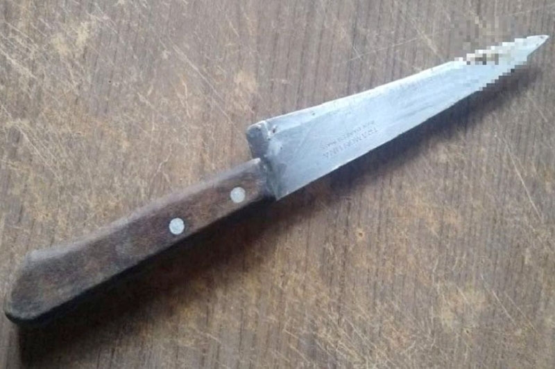 Marido  preso aps agredir e ameaar mulher de morte com faca em Blumenau