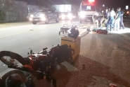Homem tem parada cardiorrespirat�ria ap�s grave acidente na Anfil�quio Nunes Pires, em Gaspar